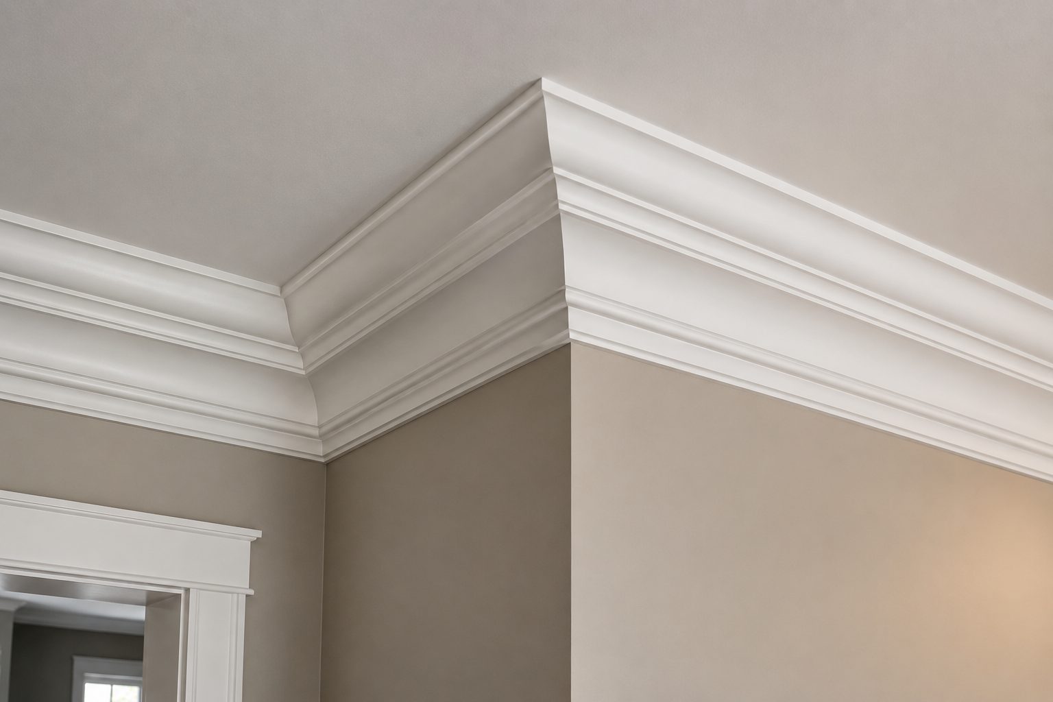 Crown Molding project by North Shore Carpentry Co. in Lake County, IL