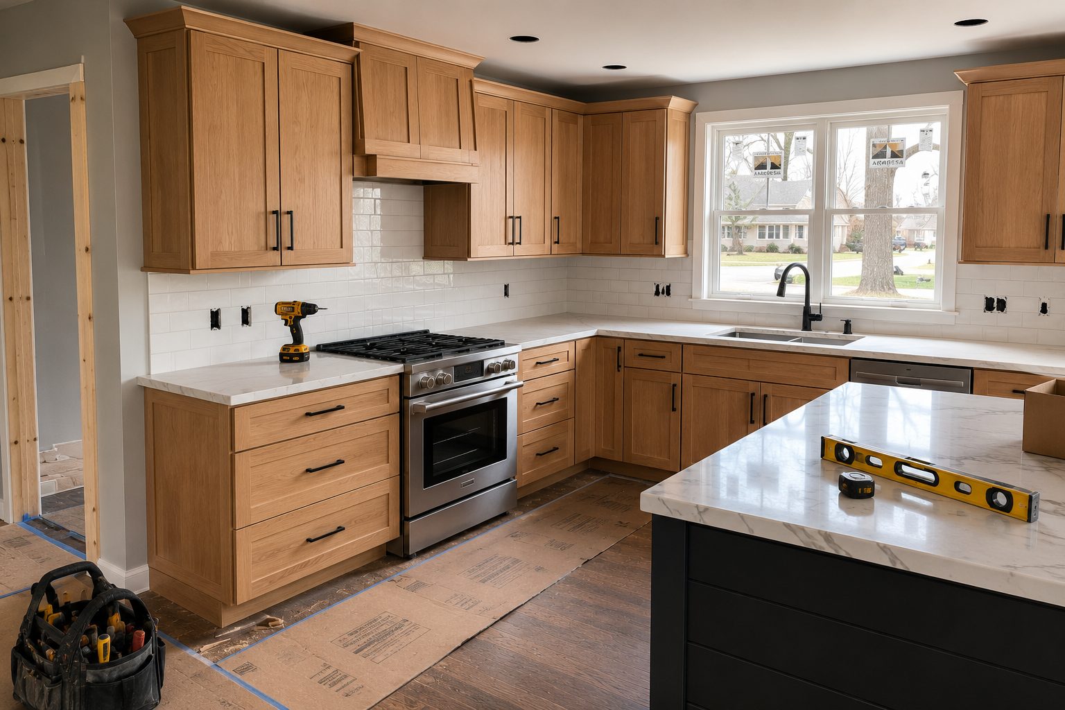 Cabinet Installation & Trim-Out project by North Shore Carpentry Co. in Lake County, IL